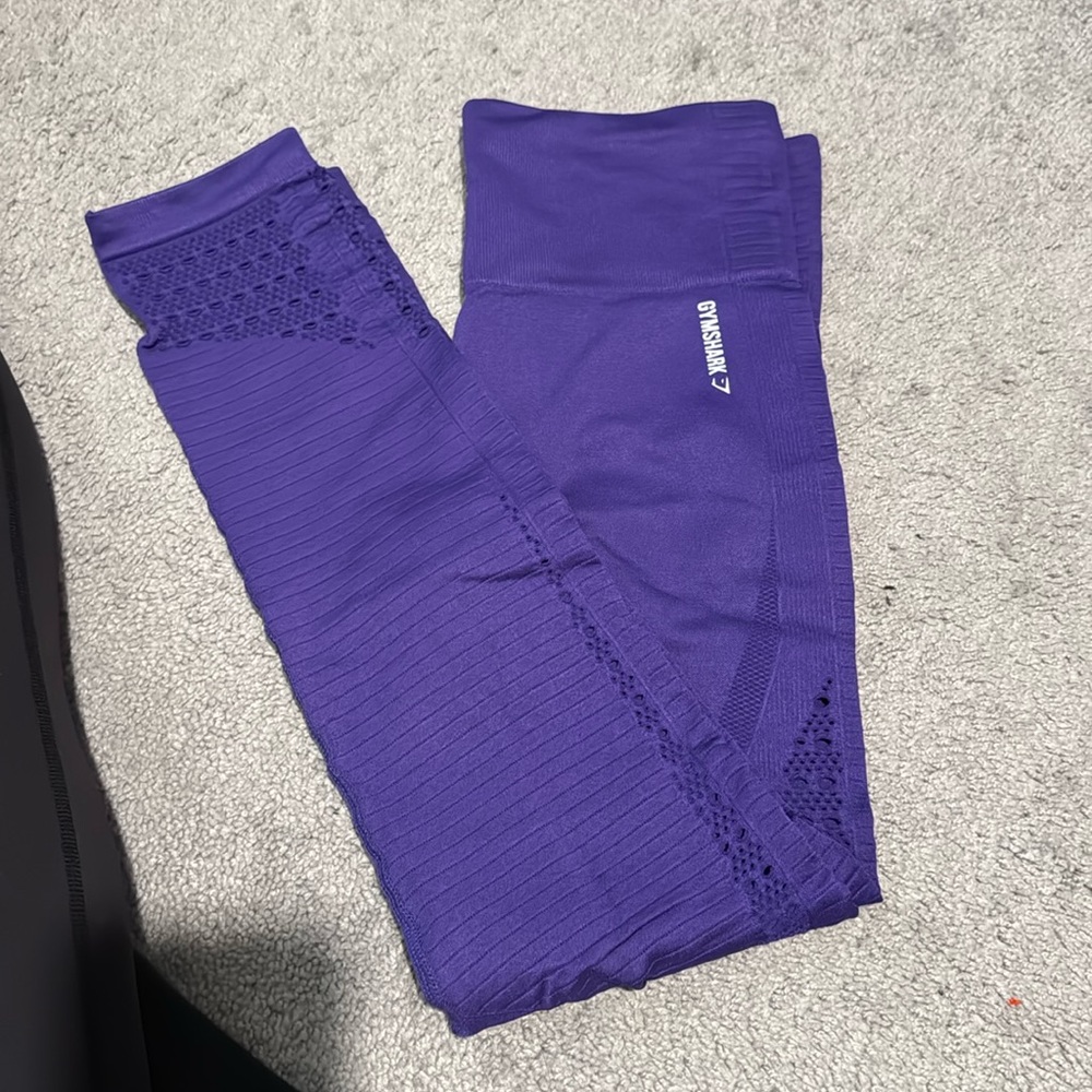 Gymshark seamless legging purple medium